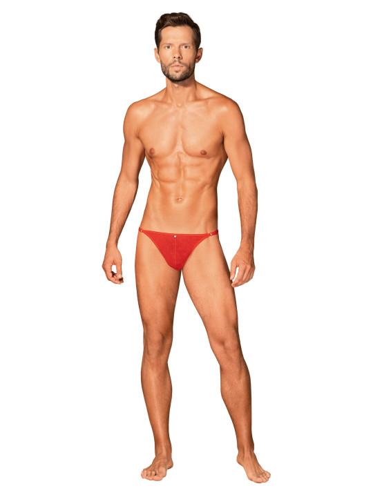 Obsessiver String Homme rouge