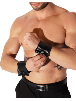 H075 Paires de manchettes de poignet avec fermeture éclair cachée