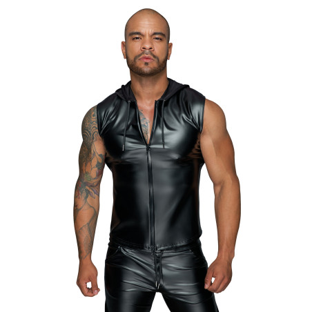 H062 Chemise à capuche avec fermeture éclair à double sens