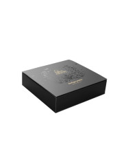 Cache-tétons Burlesque Noeud et Paillettes - Noir