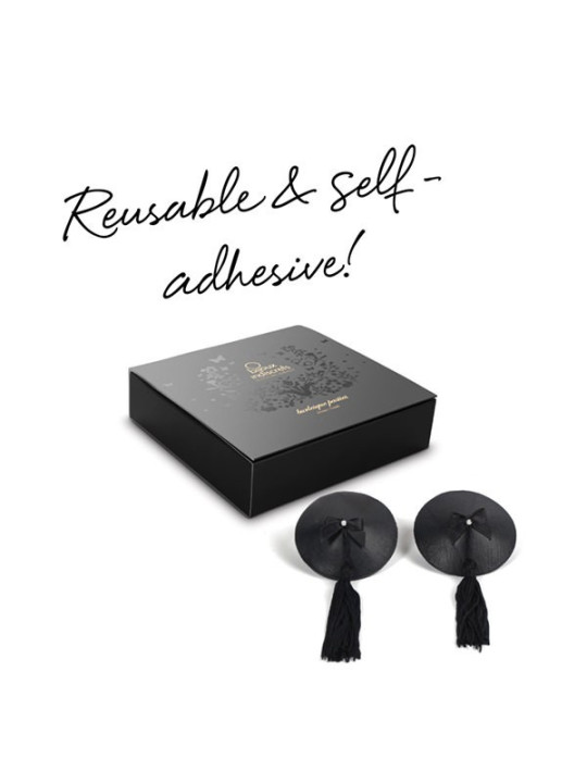 Cache-tétons Burlesque - Noir