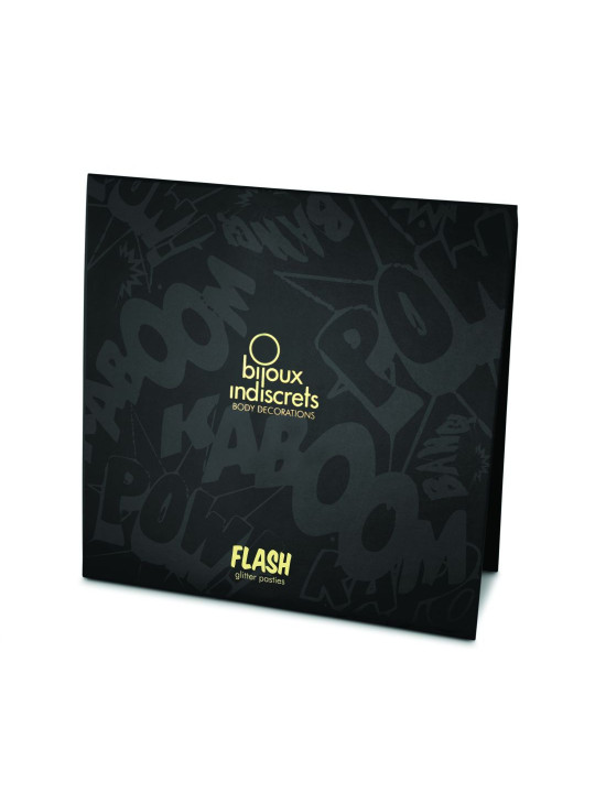 Flash - Cache-tétons Coeur - Or