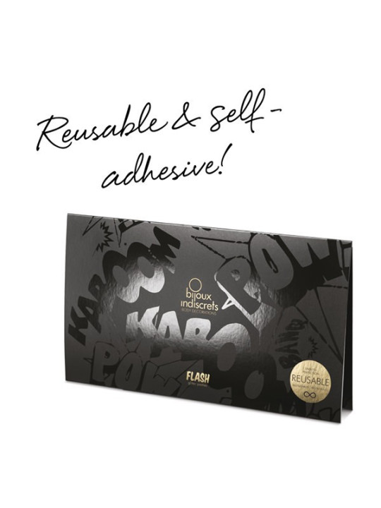 Flash - Cache-tétons Coeur - Or