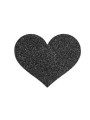 Flash - Cache-tétons Coeur - Noir