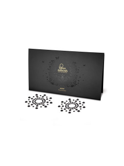 Mimi - Bijoux de seins Strass - Noir