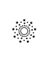 Mimi - Bijoux de seins Strass - Noir