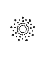 Mimi - Bijoux de seins Strass - Noir