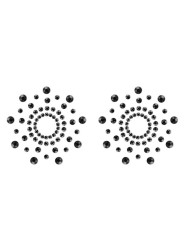 Mimi - Bijoux de seins Strass - Noir