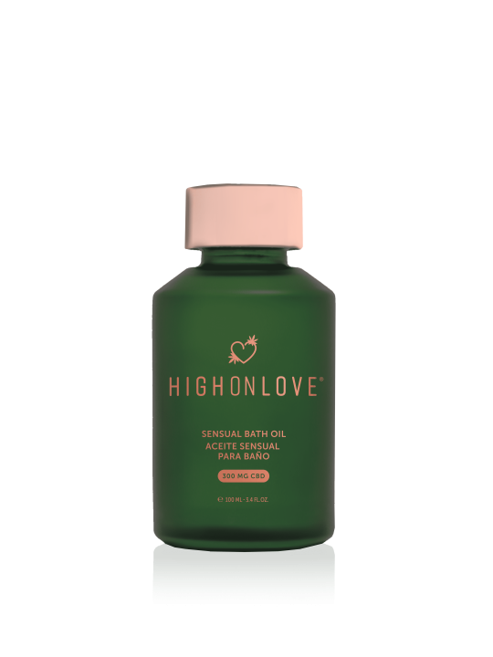 Huile de bain sensuelle avec 300 mg de CBD - 100 ml