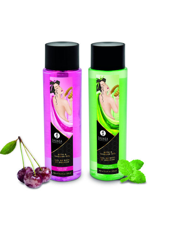 Gel de bain douche Shunga - Cerise givrée 370 ml