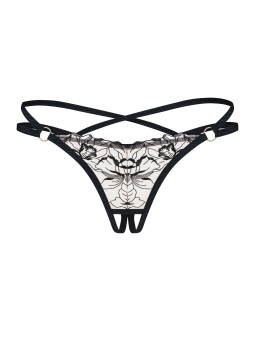 Vila blanes string ouvert - Noir