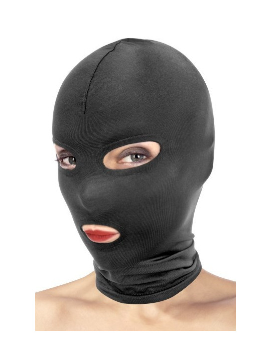Cagoule ouvertures yeux et bouche Fetish Tentation