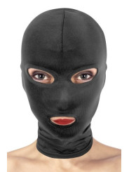 Cagoule ouvertures yeux et bouche Fetish Tentation