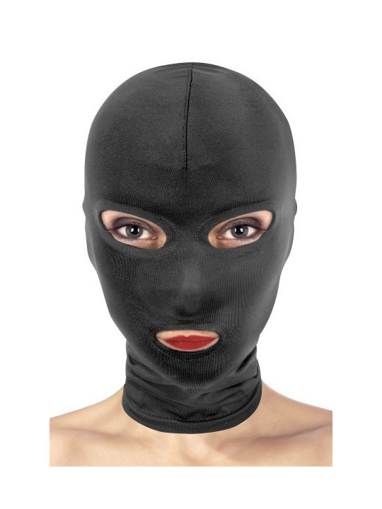 Cagoule ouvertures yeux et bouche Fetish Tentation