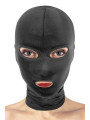 Cagoule ouvertures yeux et bouche Fetish Tentation