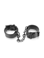 Menottes simili cuir ajustables Fetish Tentation