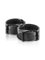 Menottes simili cuir ajustables Fetish Tentation