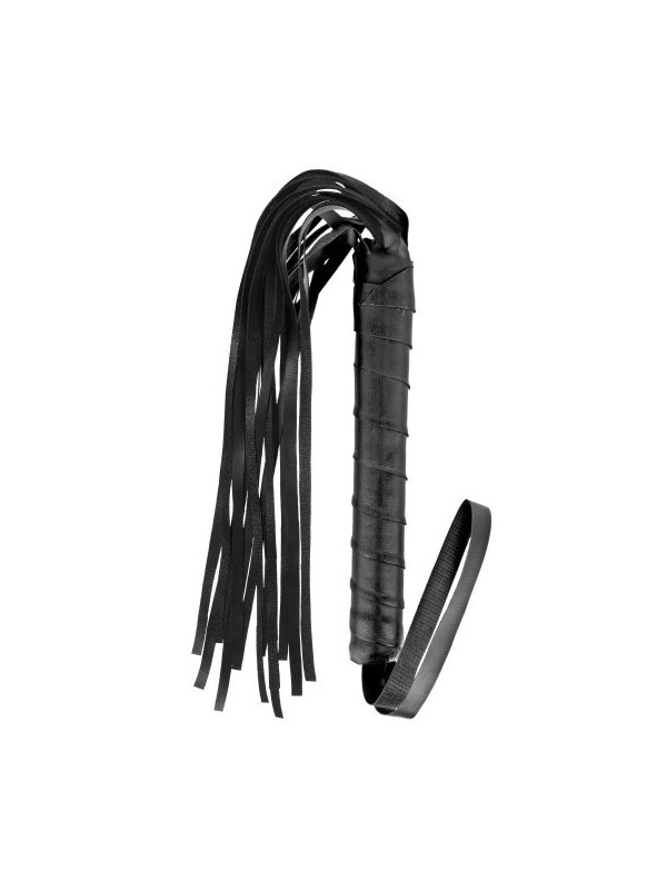 Fouet simili cuir 15 lanières Fetish Tentation