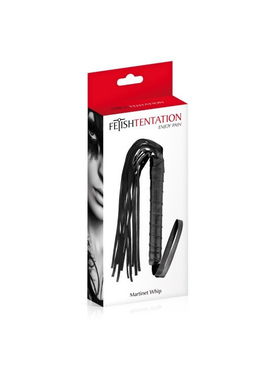 Fouet simili cuir 15 lanières Fetish Tentation