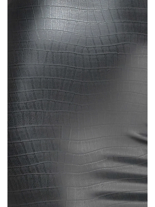 P012 String en crocodile sauvage avec double ouverture