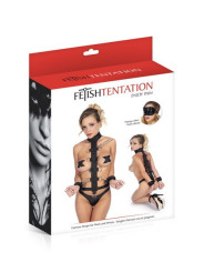 Harnais variable cou et poignets Fetish Tentation