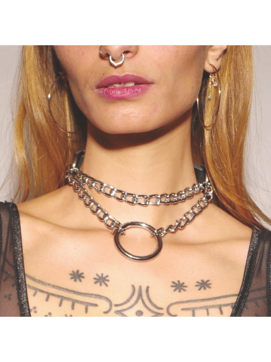 Collier étrangleur Silver