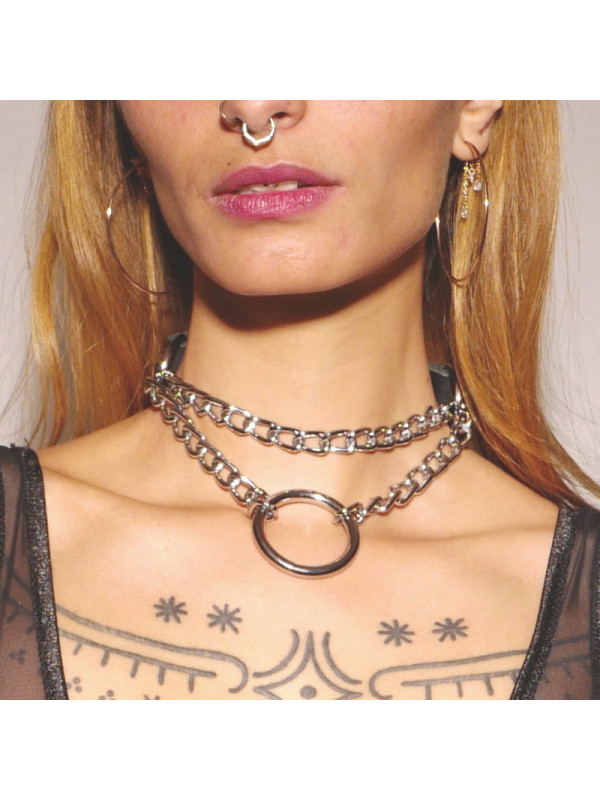 Collier étrangleur Silver