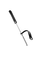 Cravache Métal Courte mèche Longue Noir