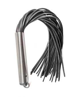 Martinet homme manche métal lanières en cuir SOUPLE