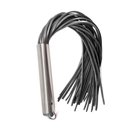 Martinet homme manche métal lanières en cuir SOUPLE