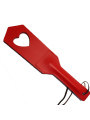 Paddle en Cuir C?ur Rouge