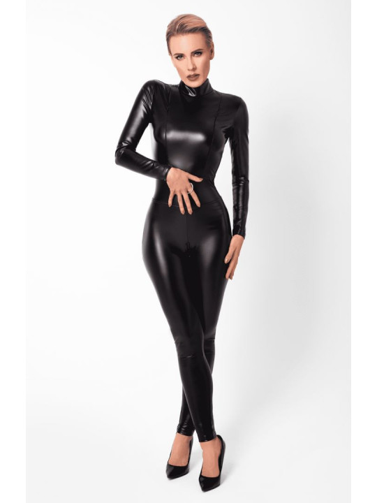 F319 Cage Combinaison avec fermetures à glissière et anneau