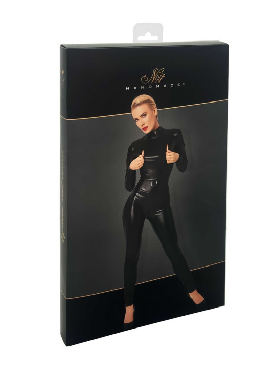 F319 Cage Combinaison avec fermetures à glissière et anneau