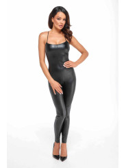 F316 Combinaison en tissu imprimé crocodile sauvage avec laçage dans le dos