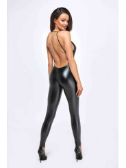 F306 Combinaison Mirage avec chaîne en strass ornant le dos