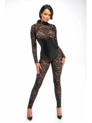 Combinaison en dentelle Enigma avec corsage sous poitrine