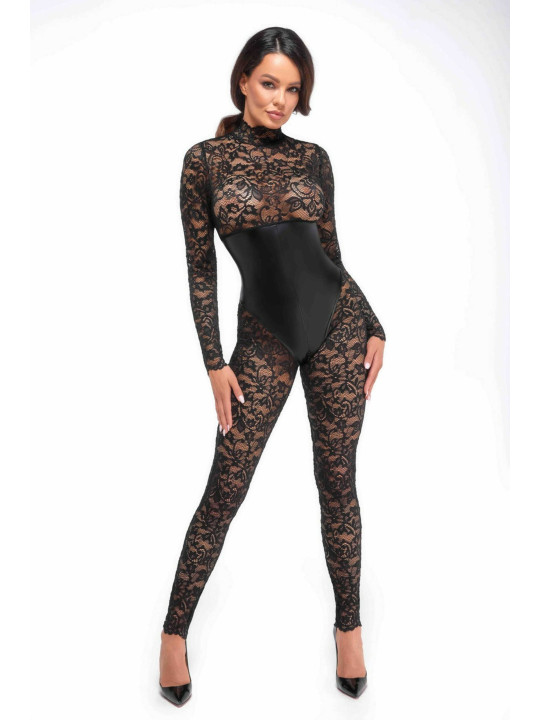Combinaison en dentelle Enigma avec corsage sous poitrine