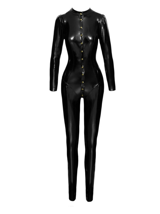 F247 Combinaison longue boutonnée en PVC