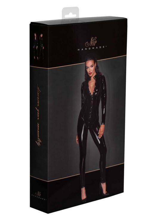 F247 Combinaison longue boutonnée en PVC