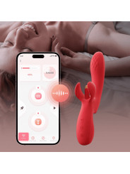 FORTEXA - Vibromasseur à doigt oscillant pour le citoris et le point G avec contrôle via une application