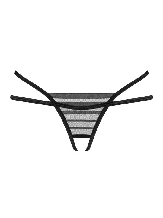 Lune Bellis string ouvert - Noir