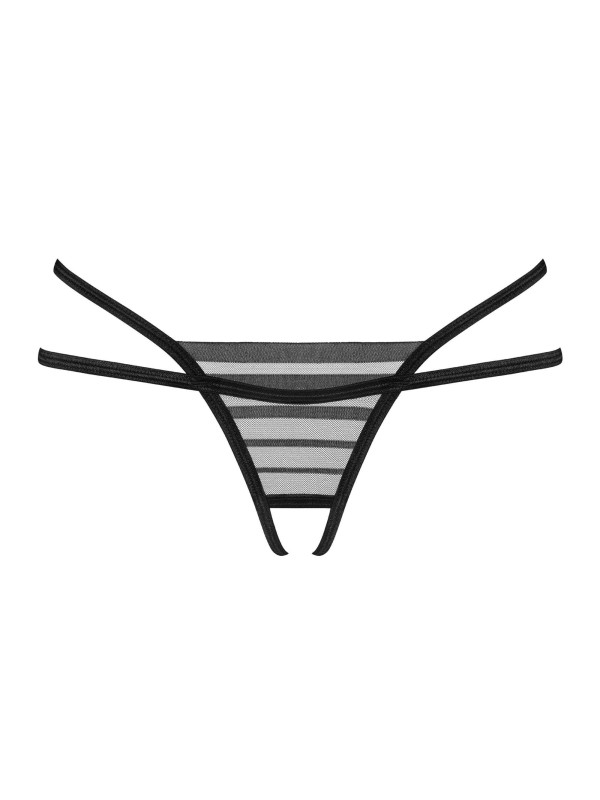 Lune Bellis string ouvert - Noir