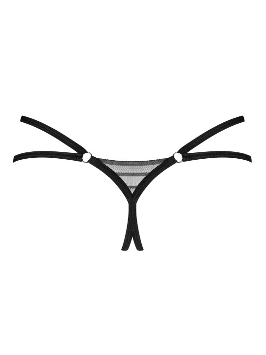 Lune Bellis string ouvert - Noir