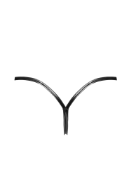 P014 Dominae String en PVC avec fermeture argentée