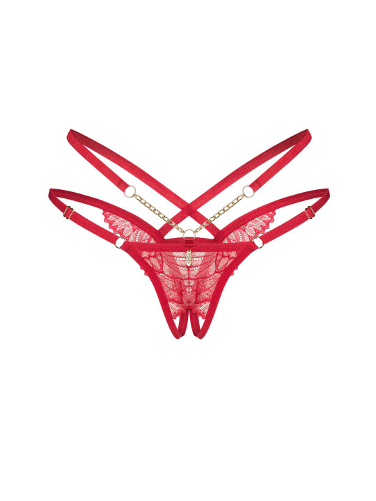Matildea string ouvert Rouge