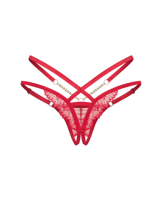 Matildea string ouvert Rouge