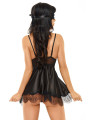 Eve Babydoll et Masque - Noir
