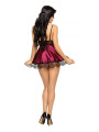 Eve Babydoll et Masque - Grenat