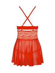 838-BAB-3 Babydoll - Rouge