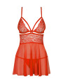 838-BAB-3 Babydoll - Rouge